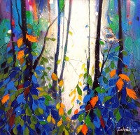 Zohaib Rind, 20 x 20 Inch, Acrylic on Canvas, Landscape Painting, AC-ZR-307